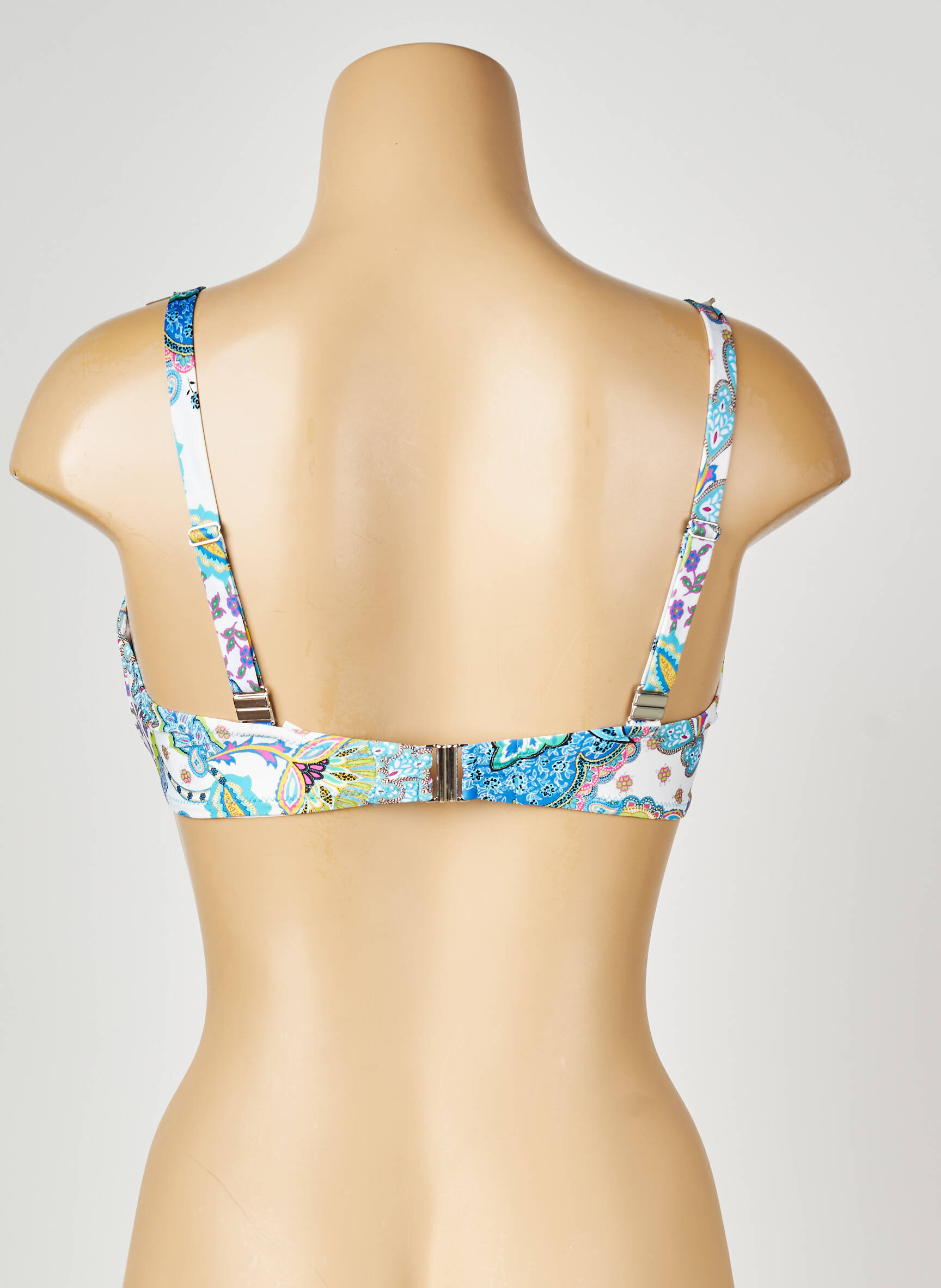Haut de maillot de bain haut soutien-gorge moulé haut soutien-gorge moulé bleu ANTIGEL femme