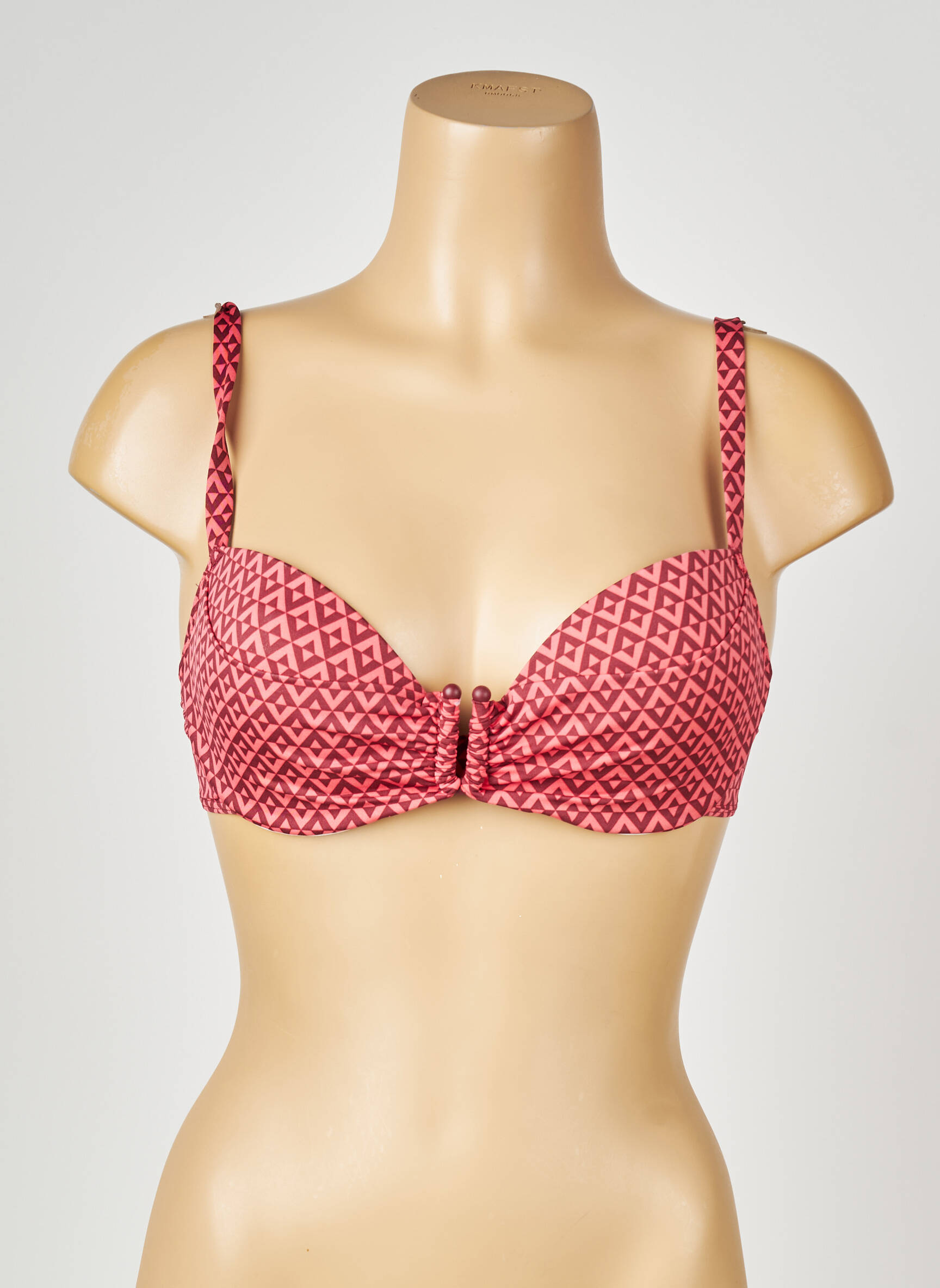 Haut de maillot de bain stretch haut soutien-gorge moulé rose SIMONE PERELE femme