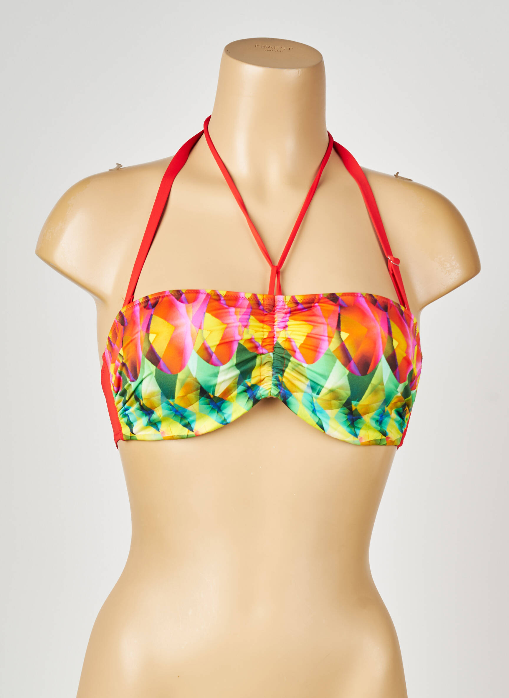 Haut de maillot de bain haut bandeau haut bandeau rouge ANTIGEL femme