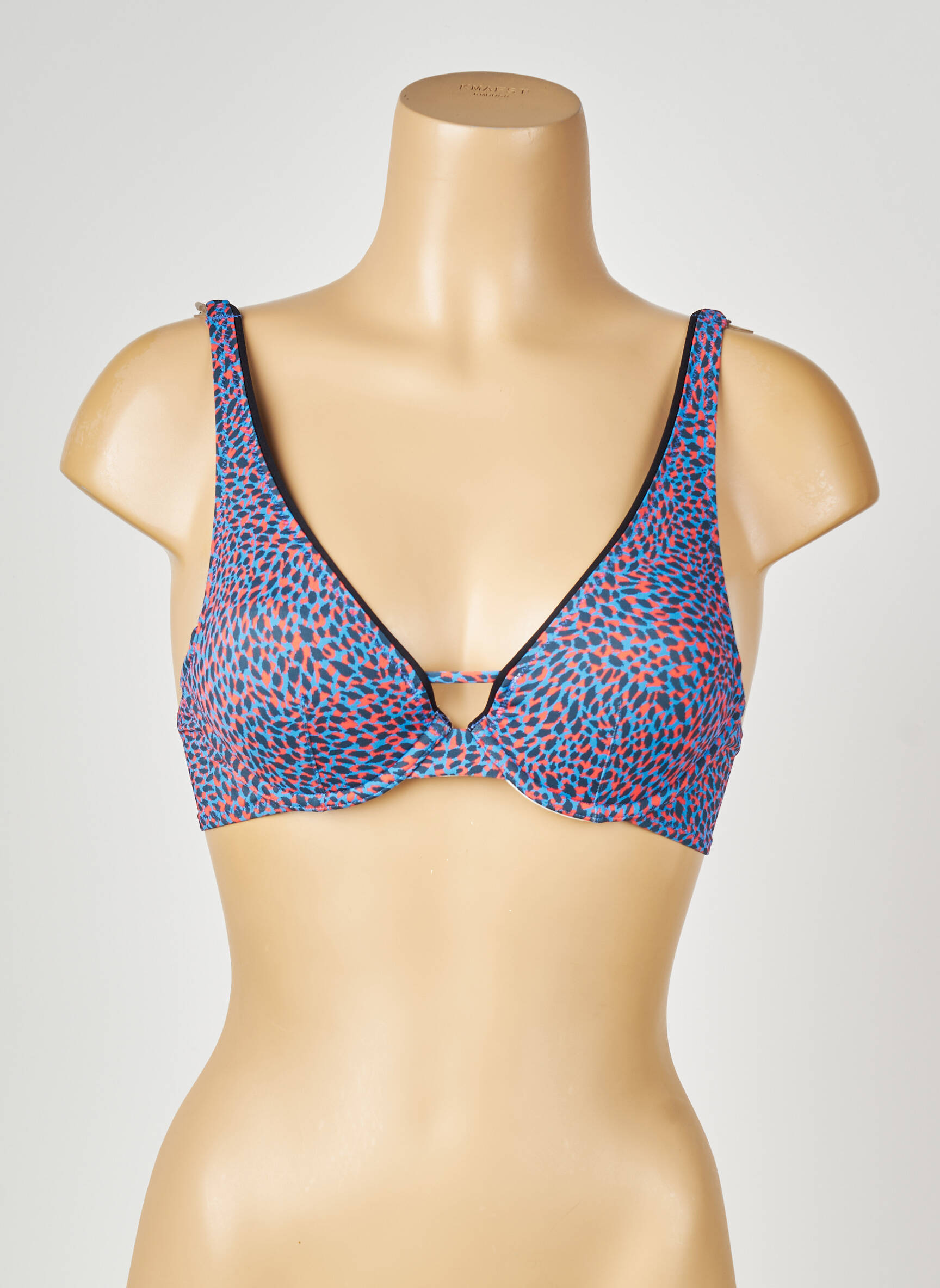 Haut de maillot de bain haut soutien-gorge moulé haut soutien-gorge moulé bleu SIMONE PERELE femme