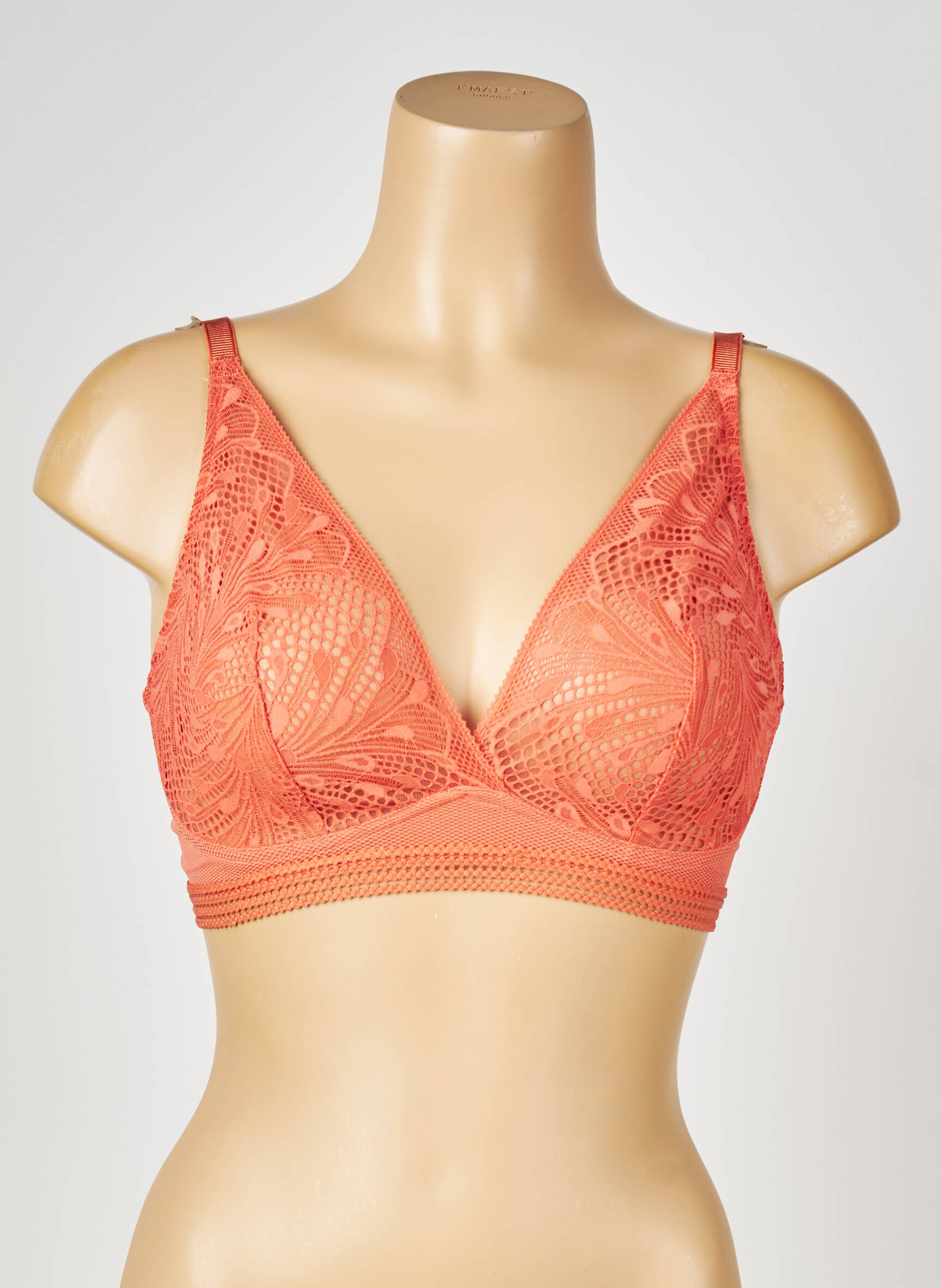 Soutien-gorge sans armature haut soutien-gorge emboitant orange PASSIONATA femme