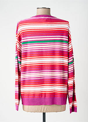 Pull coupe droite manches longues rouge LA FIANCÉE femme