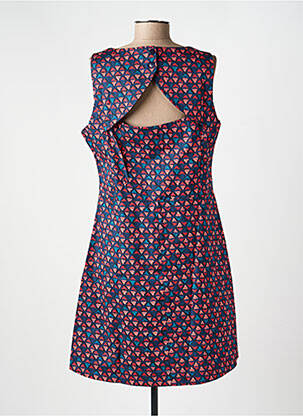 Robe courte sans manche sans manche bleu LA FIANCÉE femme