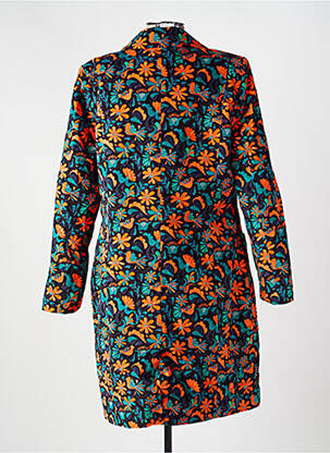Manteau long coupe cintrée sans capuche noir LA FIANCÉE femme