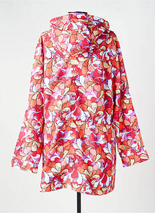 Imperméable manches longues a capuche rouge LA FIANCÉE femme