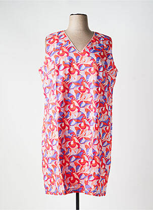 Robe courte sans manche sans manche rose LA FIANCÉE femme