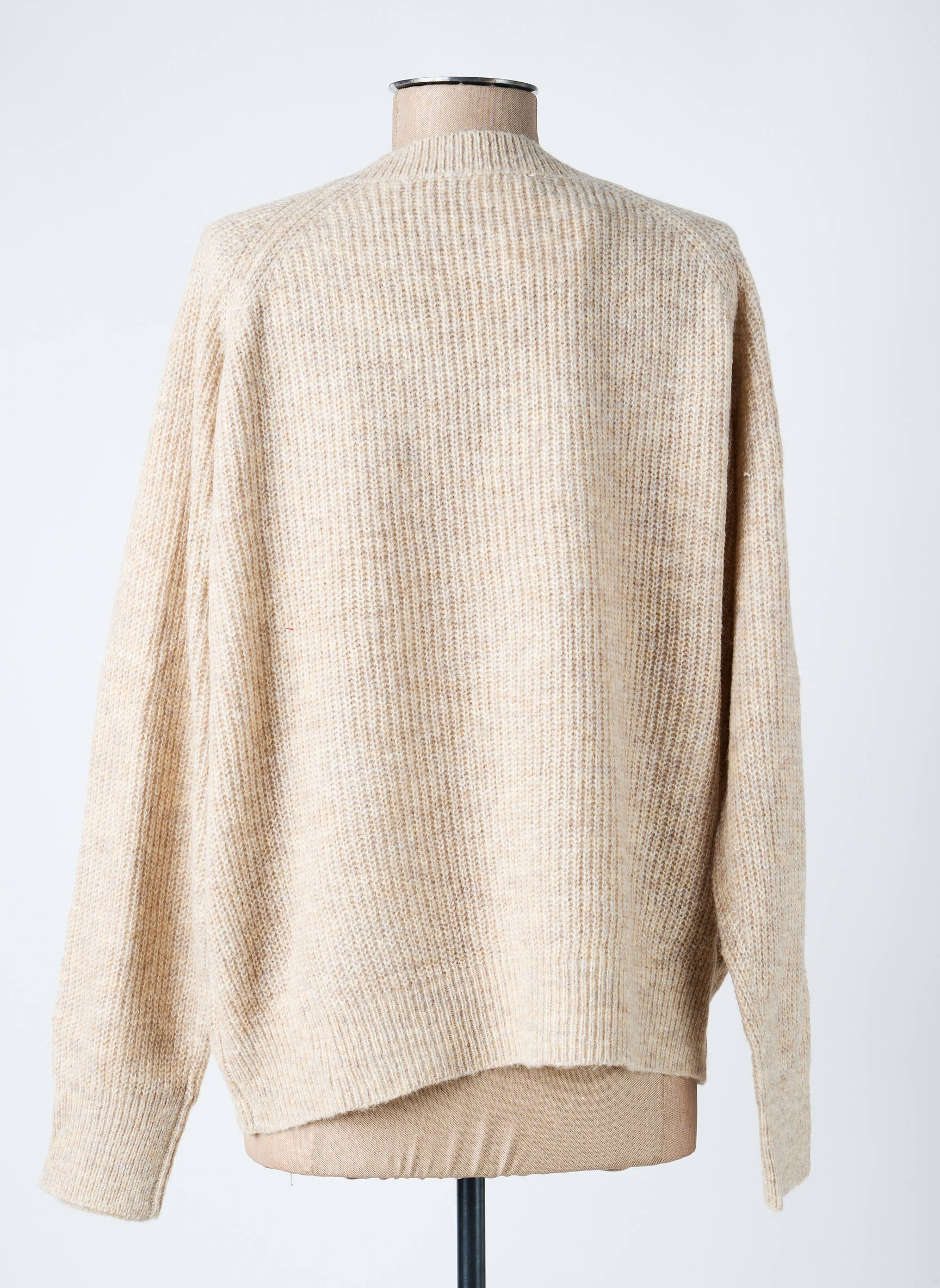 Gilet manches longues fermeture boutonnée sur le devant beige LA FIANCÉE femme