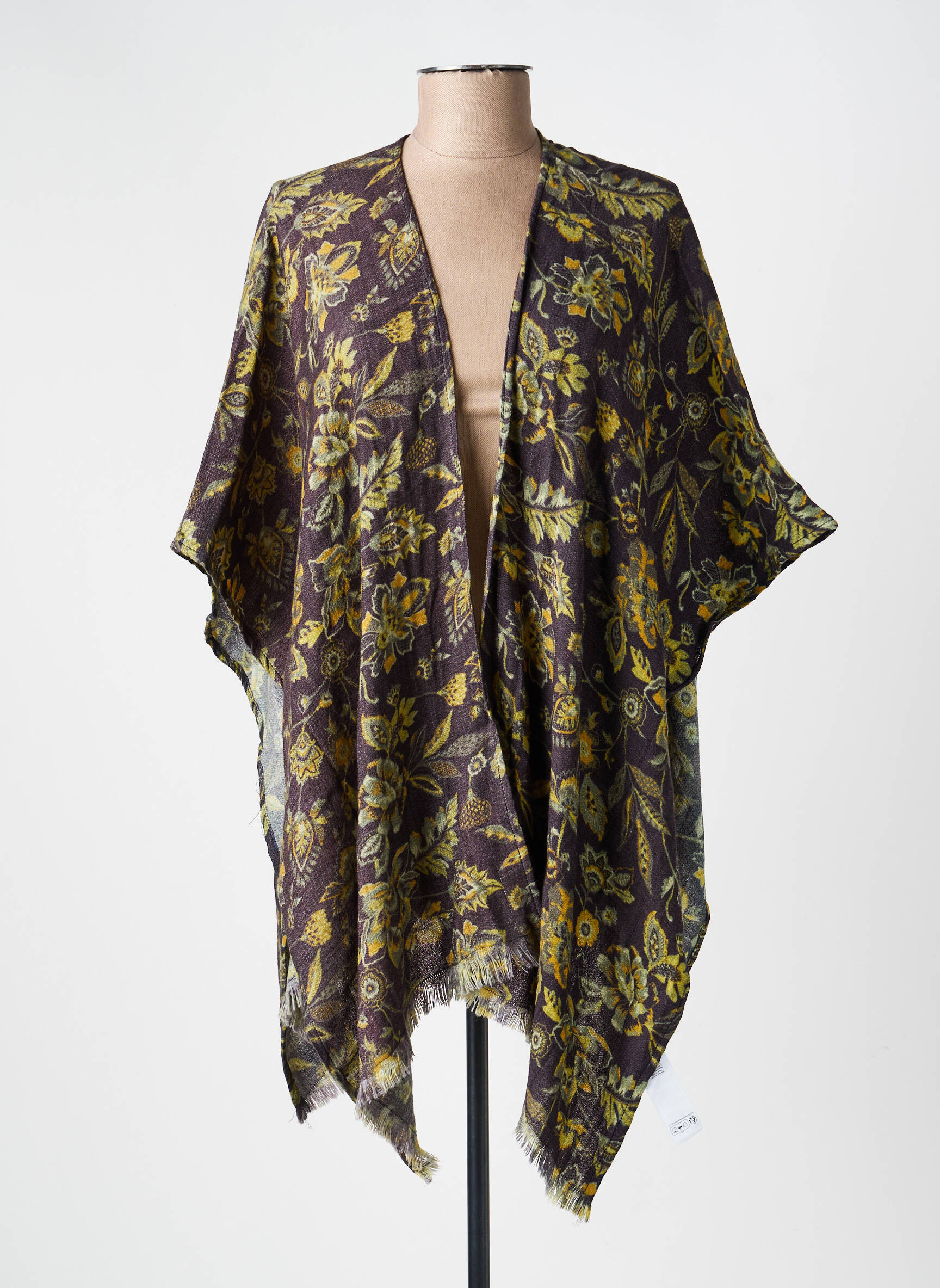 Gilet manches courtes col v vert LA FIANCÉE femme