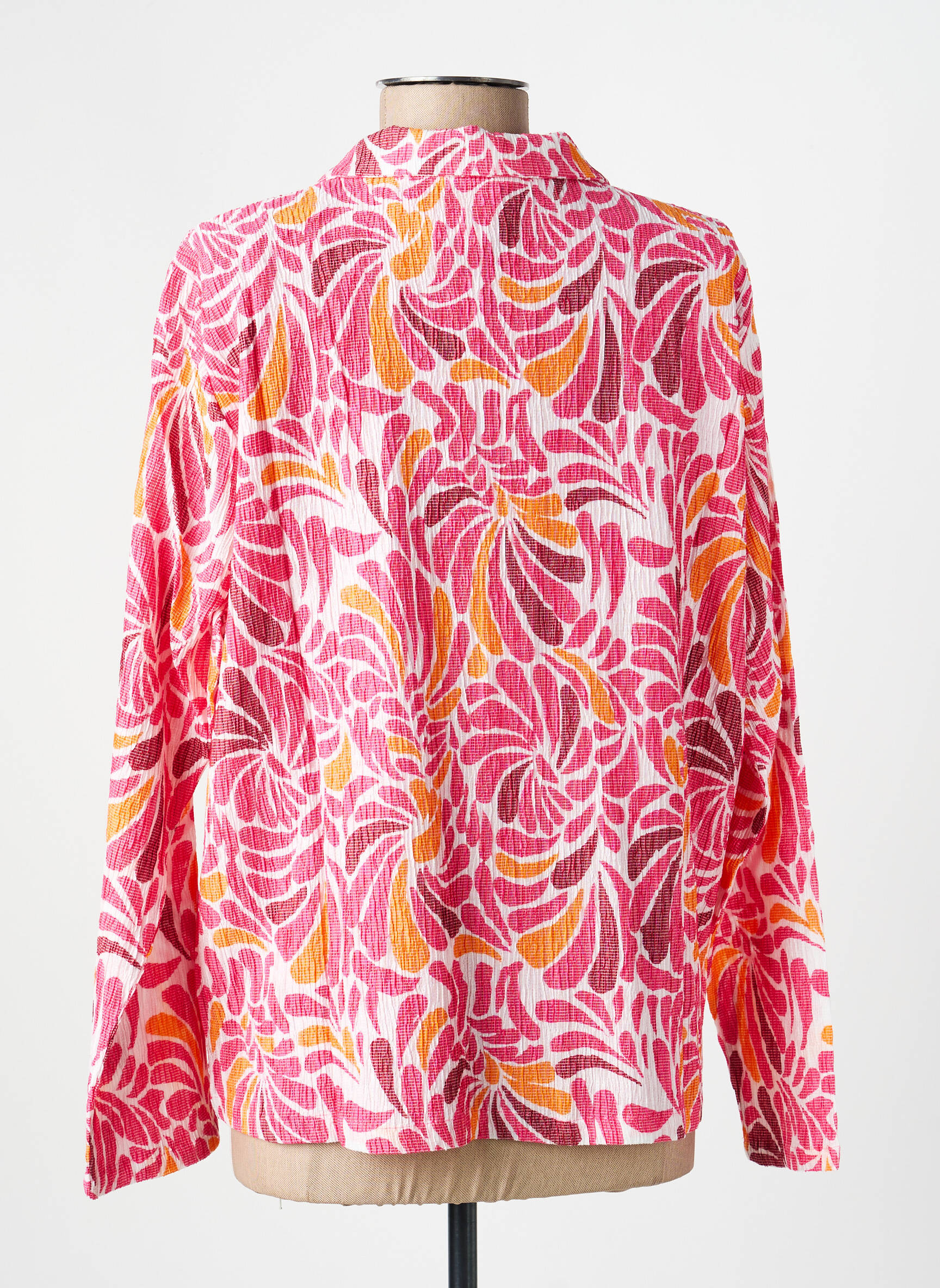 Veste casual coupe droite rose LA FIANCÉE femme