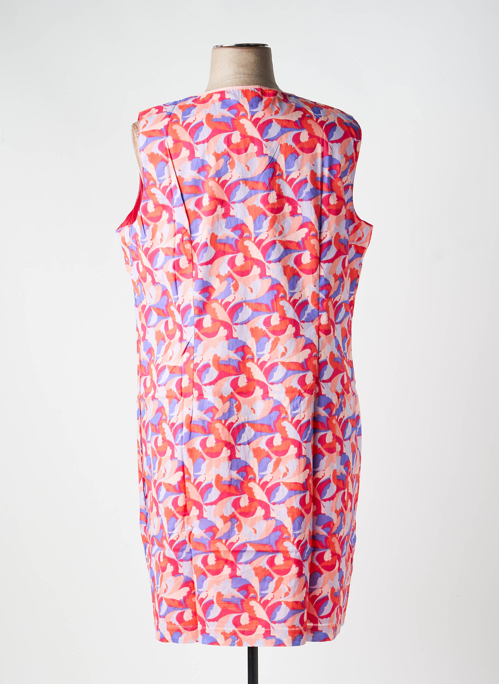 Robe courte sans manche sans manche rose LA FIANCÉE femme