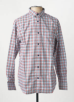 Chemise manches longues imprimé fantaisie bleu DAMART homme