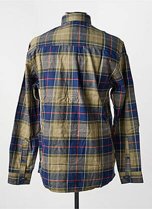 Chemise manches longues imprimé fantaisie vert DAMART homme
