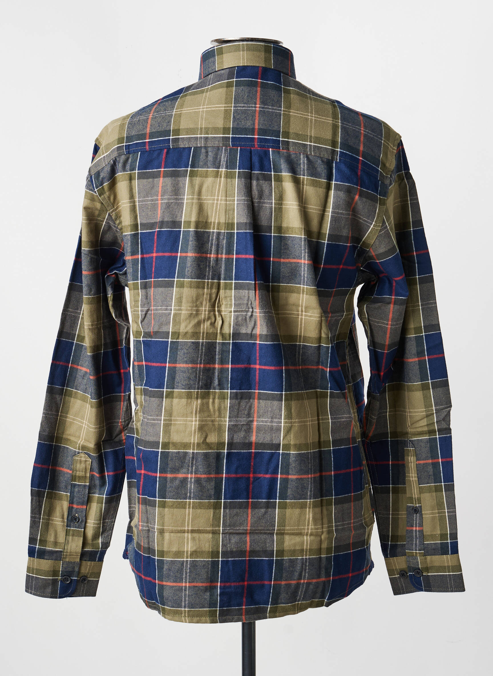 Chemise manches longues imprimé fantaisie vert DAMART homme
