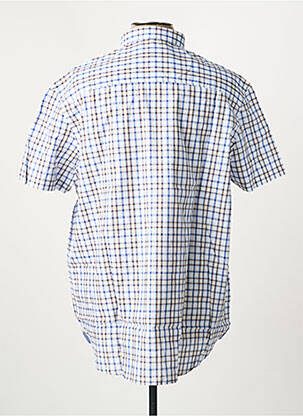 Chemise manches courtes imprimé fantaisie bleu DAMART homme
