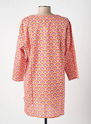 Tunique manches longues col v rose LA FIANCÉE femme