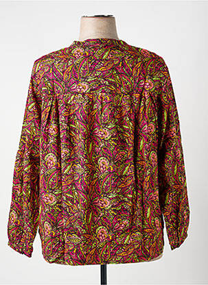 Chemisier tissage crêpe manches longues rose LA FIANCÉE femme