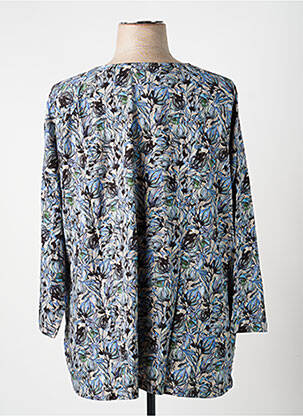 Top tissage jersey manches longues bleu LA FIANCÉE femme