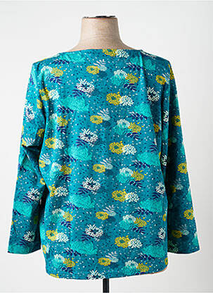 Top tissage jersey manches longues vert LA FIANCÉE femme