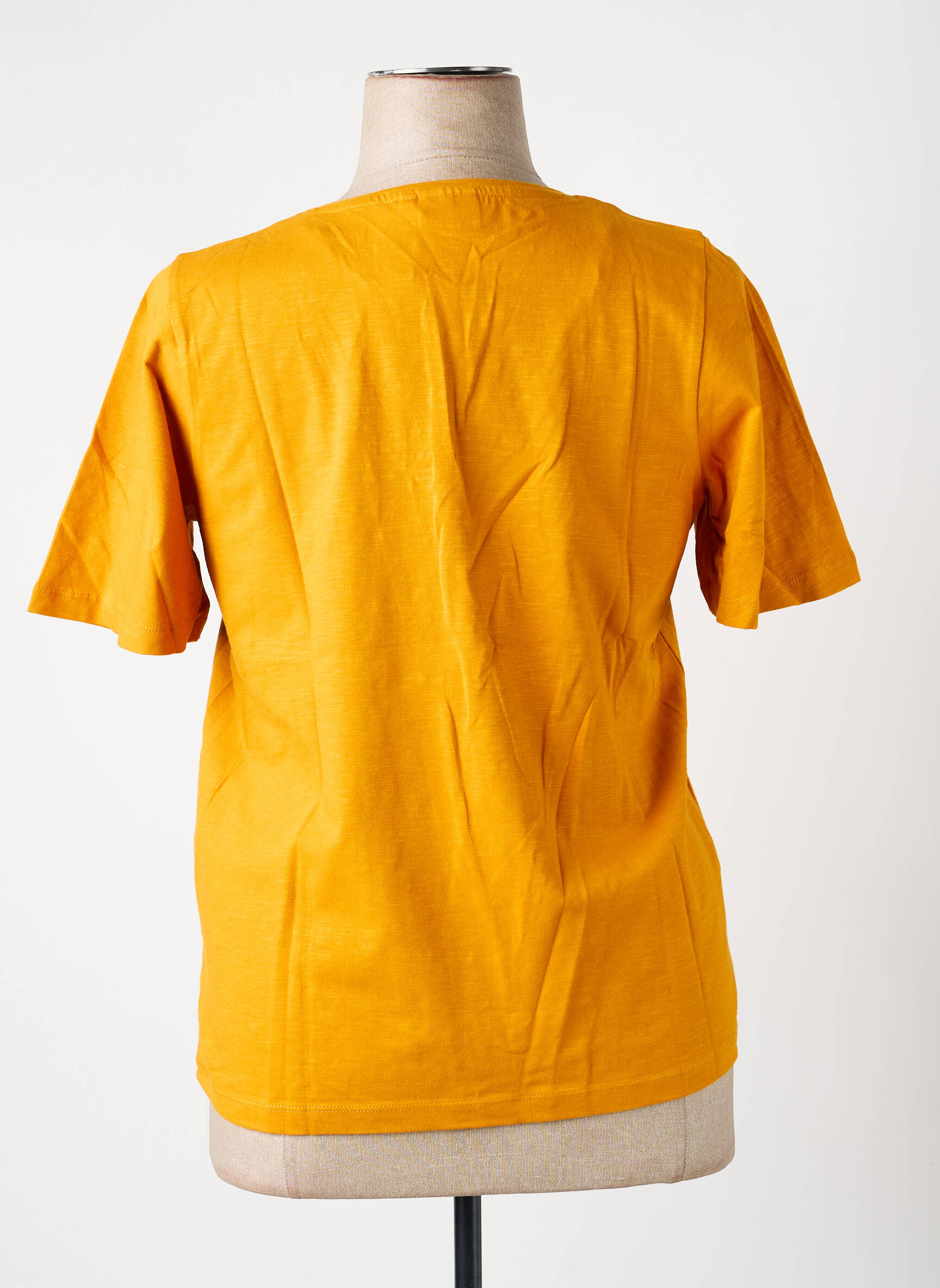T-shirt coupe droite manches courtes jaune LA FIANCEE DU MEKONG femme