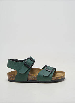 Sandales/nu pieds matière lisse bout rond vert GOLDSTAR garçon