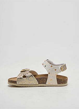 Sandales/nu pieds bout rond bout rond blanc GOLDSTAR fille