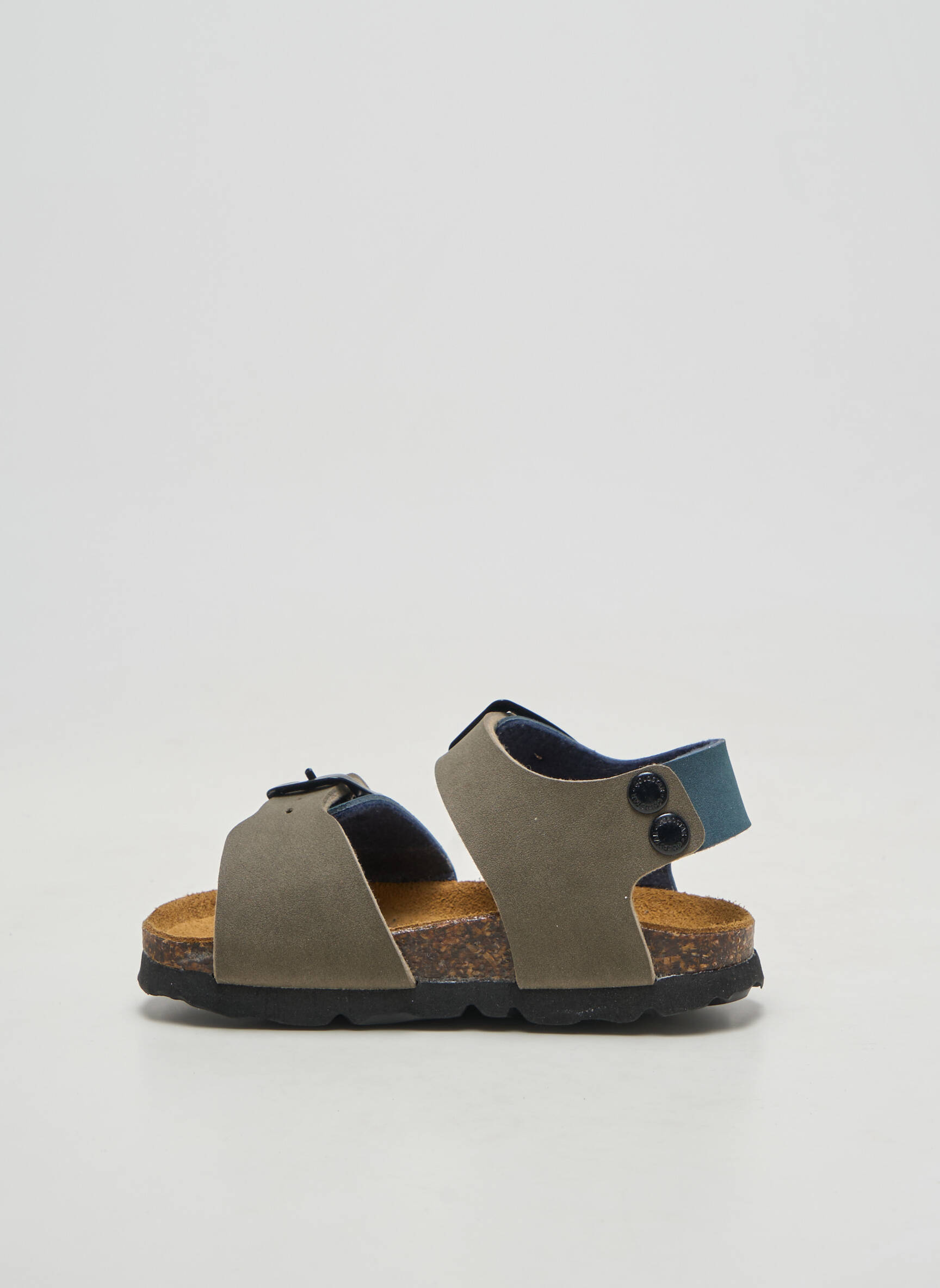 Sandales/nu pieds nubuck bout rond bleu GOLDSTAR garçon