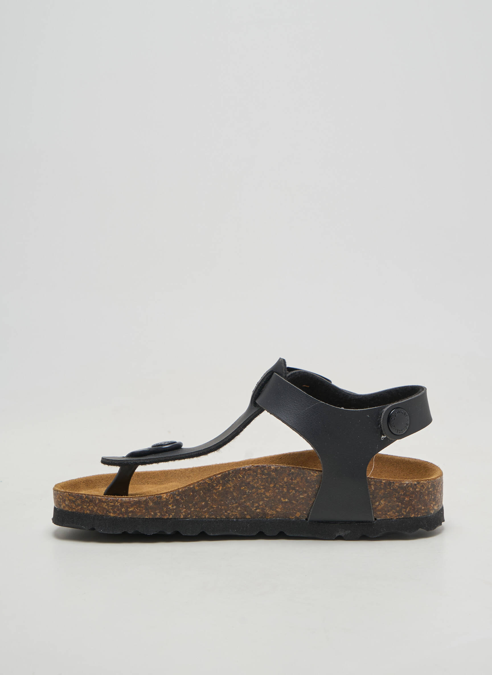 Sandales/nu pieds bout rond bout rond noir GOLDSTAR fille