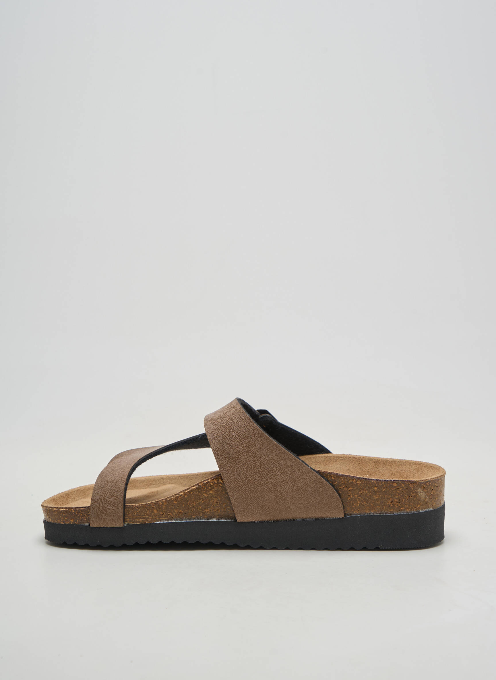 Tongs bout rond marron GOLDSTAR garçon