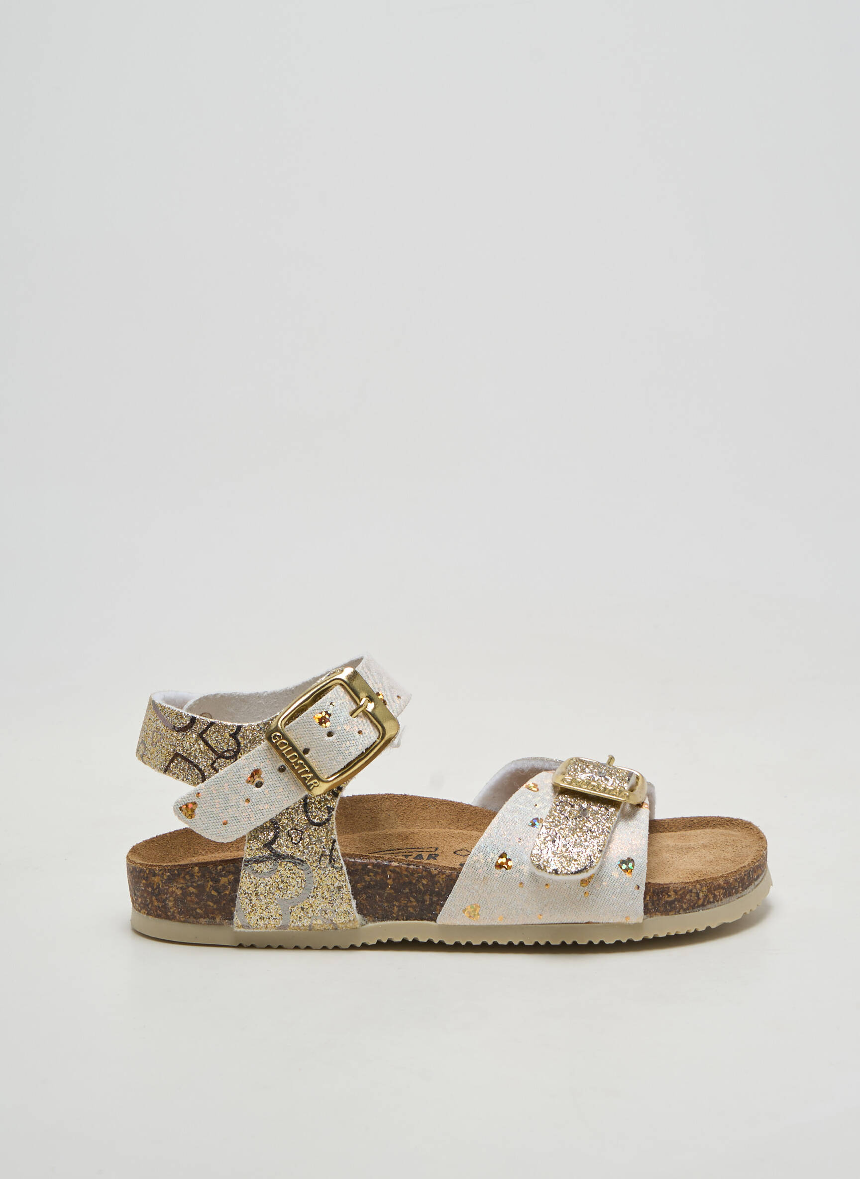 Sandales/nu pieds bout rond bout rond blanc GOLDSTAR fille