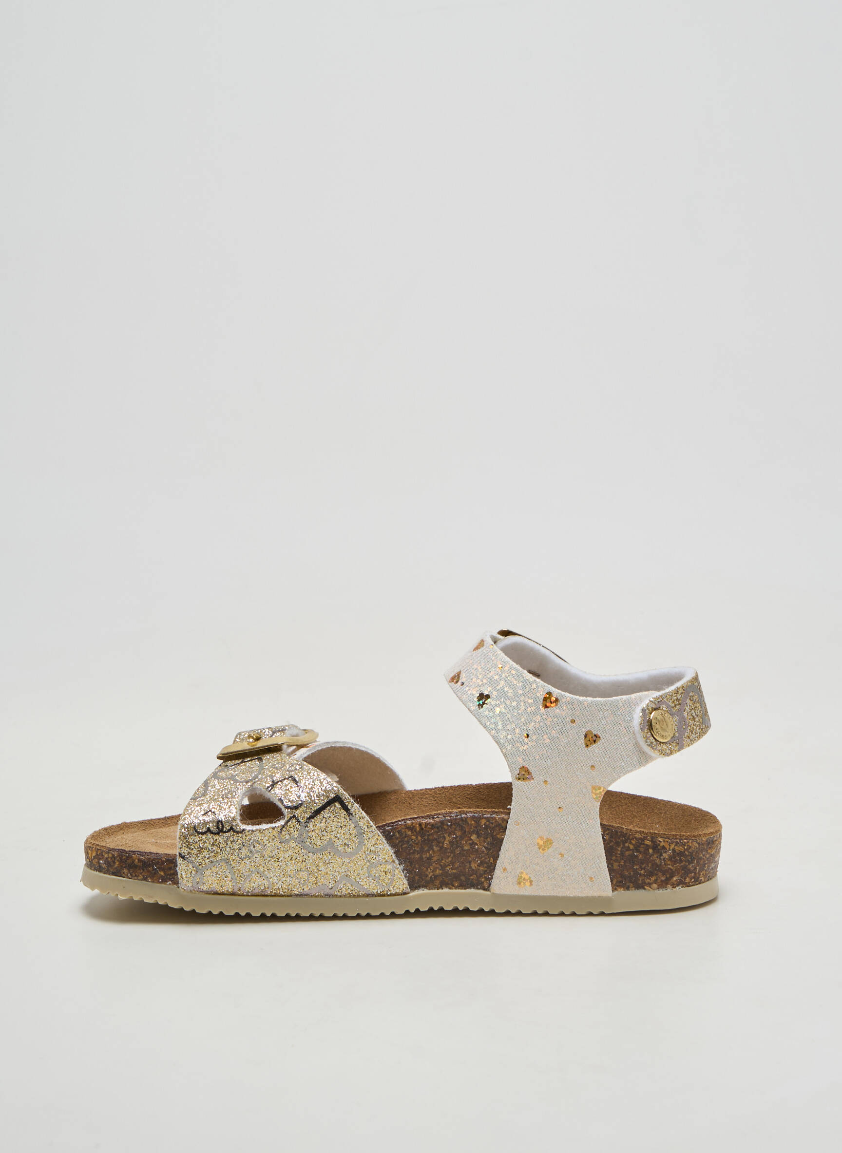 Sandales/nu pieds bout rond bout rond blanc GOLDSTAR fille