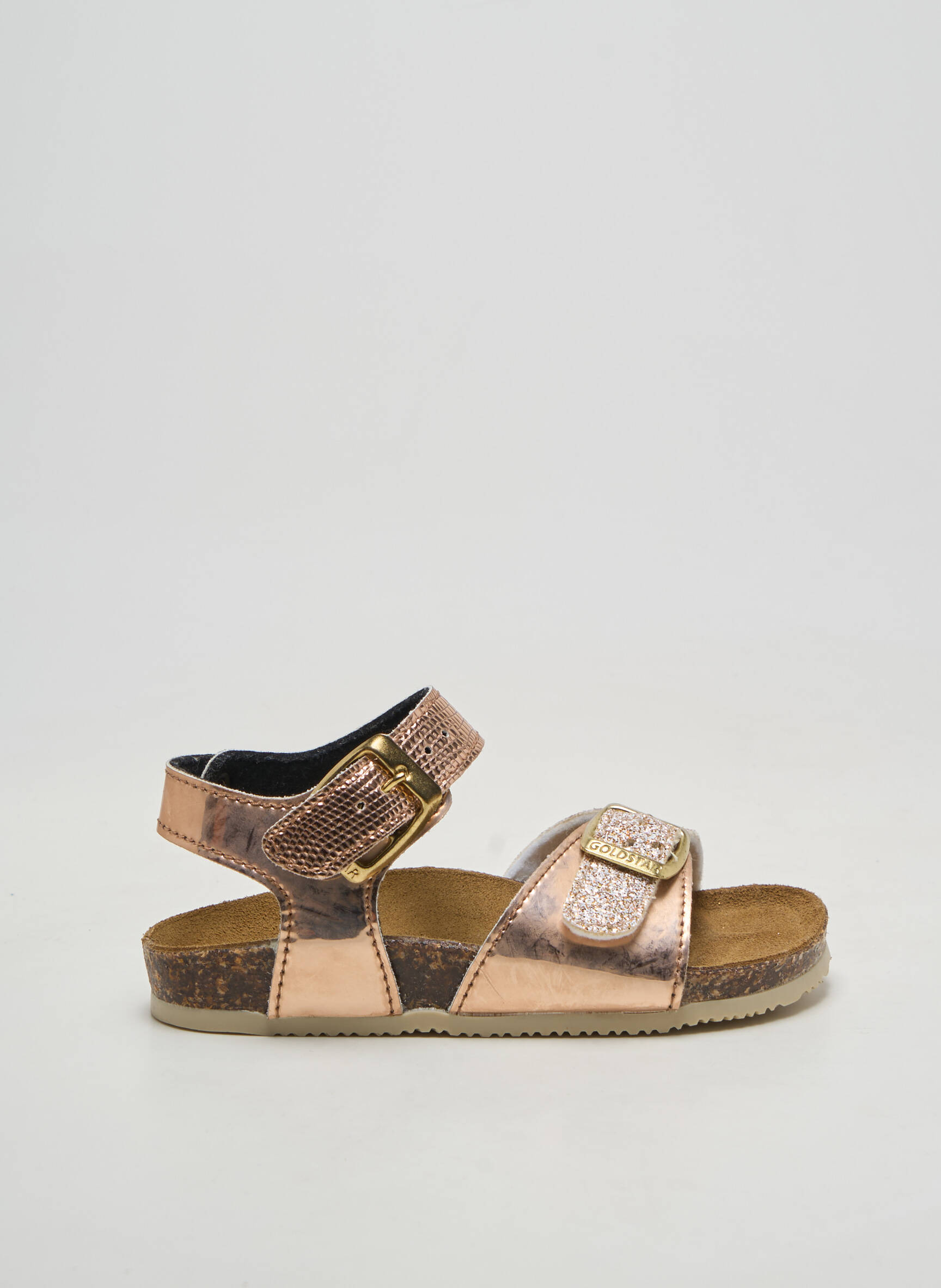 Sandales/nu pieds bout rond bout rond rose GOLDSTAR fille