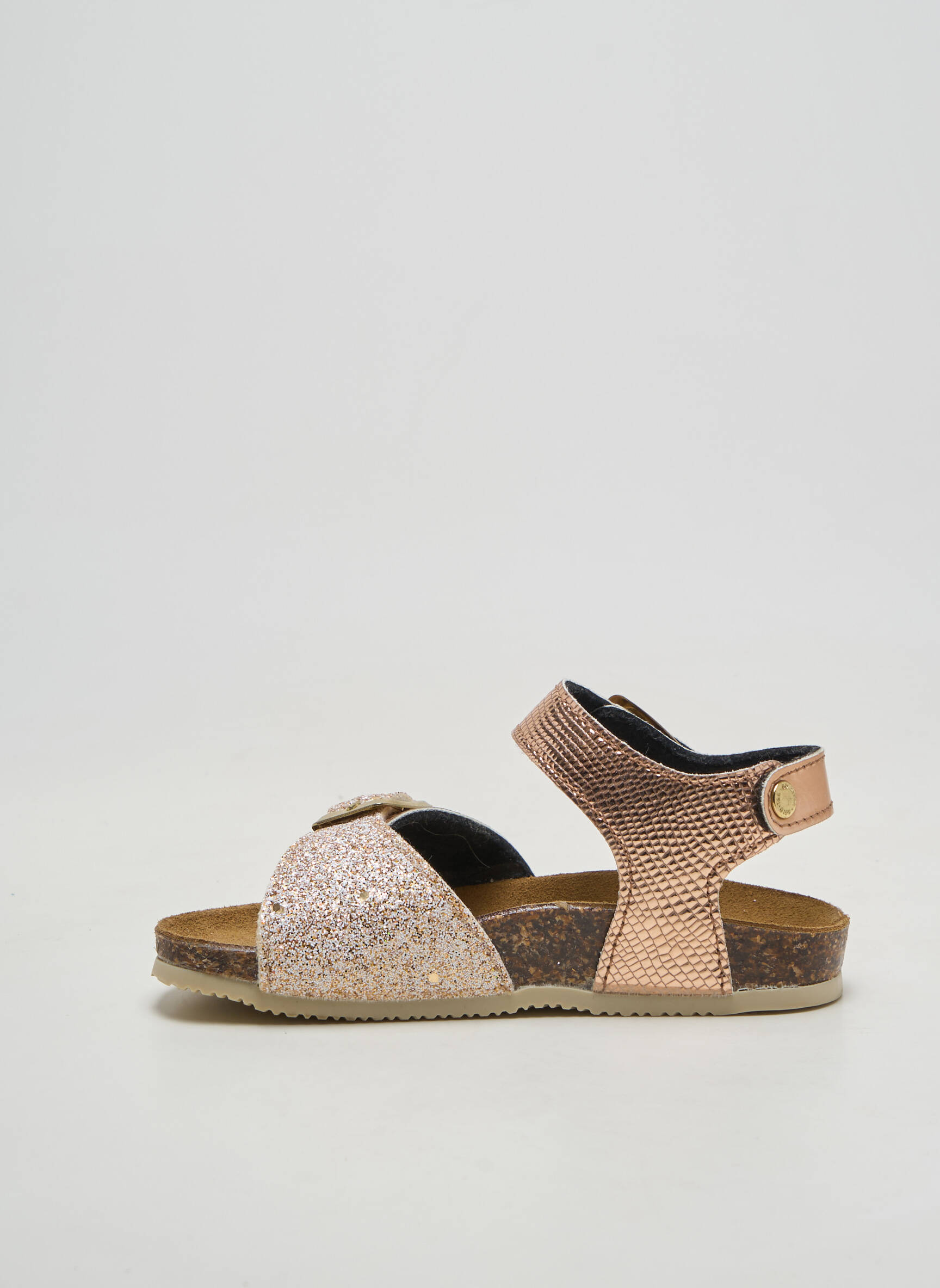 Sandales/nu pieds bout rond bout rond rose GOLDSTAR fille