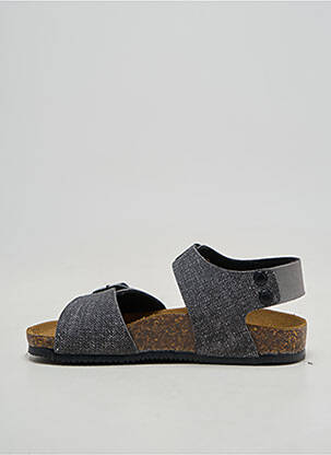 Sandales/nu pieds nubuck bout rond gris GOLDSTAR garçon