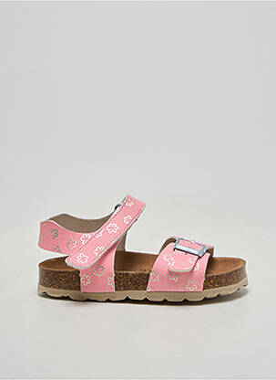 Sandales/nu pieds bout rond bout rond rose NÖRVIK fille