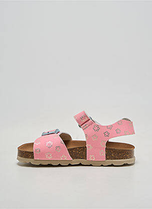 Sandales/nu pieds bout rond bout rond rose NÖRVIK fille