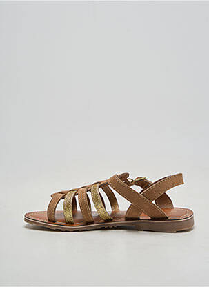 Sandales/nu pieds bout rond chiquet marron L'ATELIER TROPÉZIEN fille