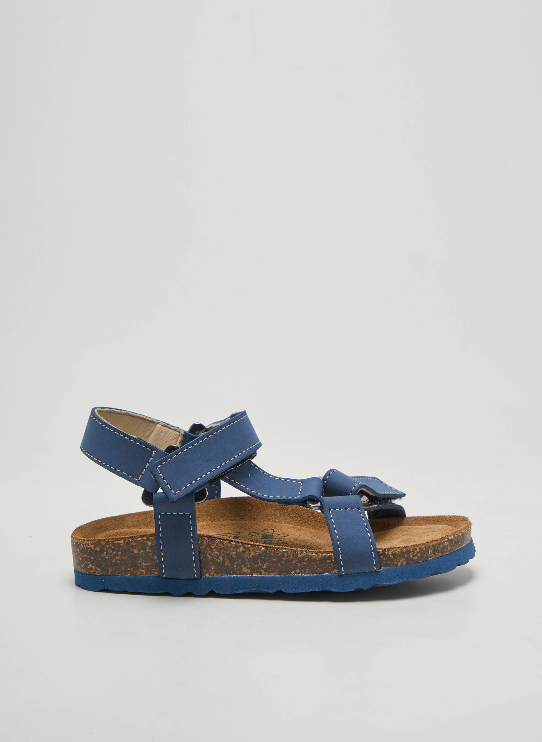 Sandales/nu pieds bout rond bout rond bleu GOLDSTAR fille