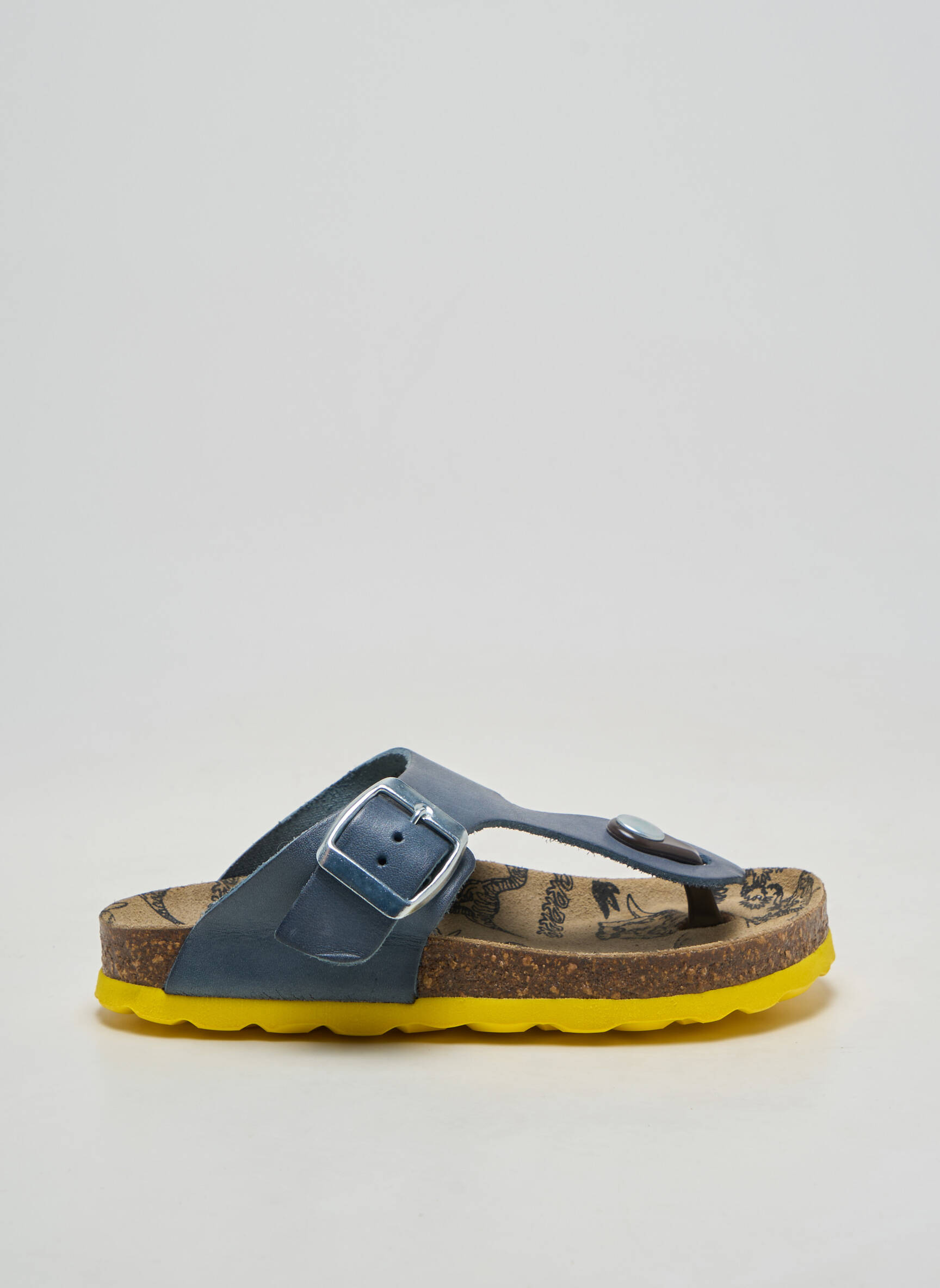 Tongs bout rond bleu REQINS garçon