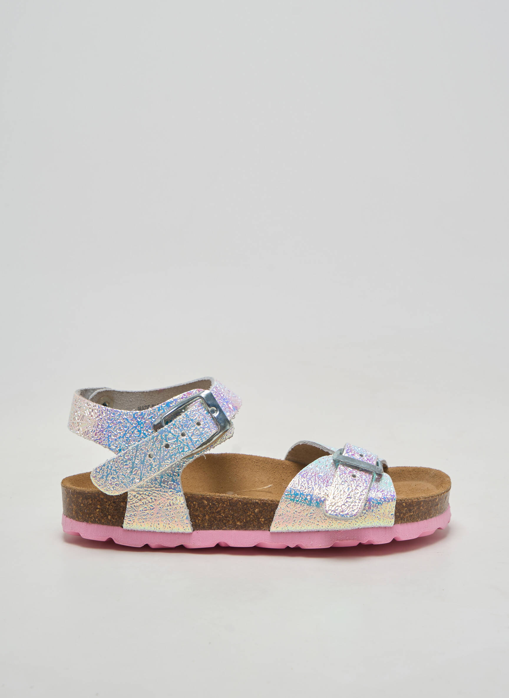 Sandales/nu pieds bout rond bout rond rose REQINS fille