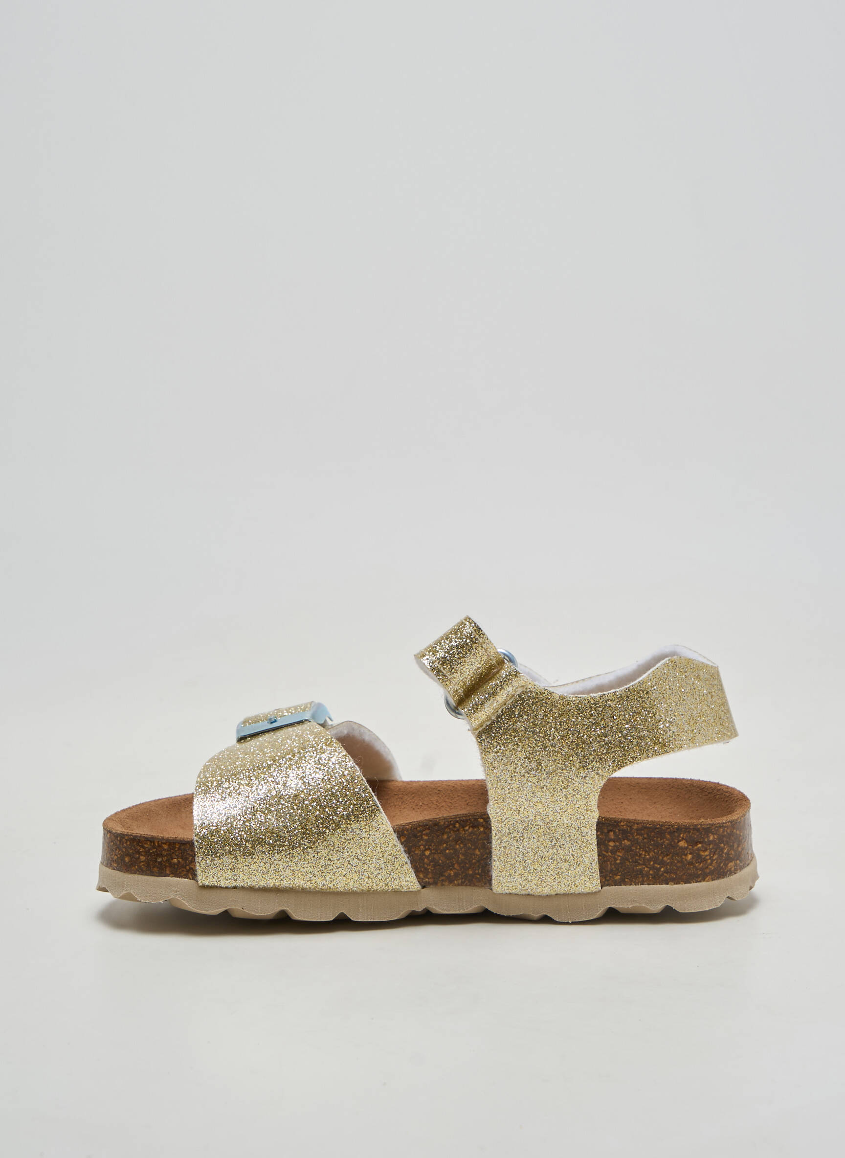 Sandales/nu pieds bout rond bout rond or NÖRVIK fille