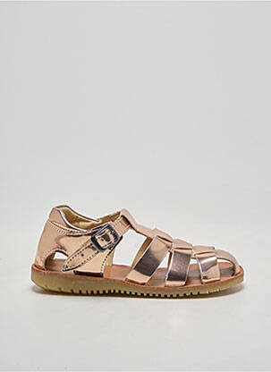 Sandales/nu pieds bout rond bout rond rose NÖRVIK fille