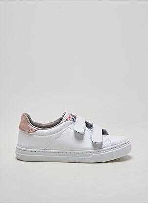 Baskets matière lisse bout rond rose CIENTA fille
