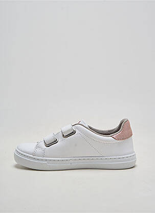 Baskets matière lisse bout rond rose CIENTA fille