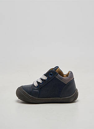 Bottillons nubuck bout rond bleu STONES AND BONES garçon