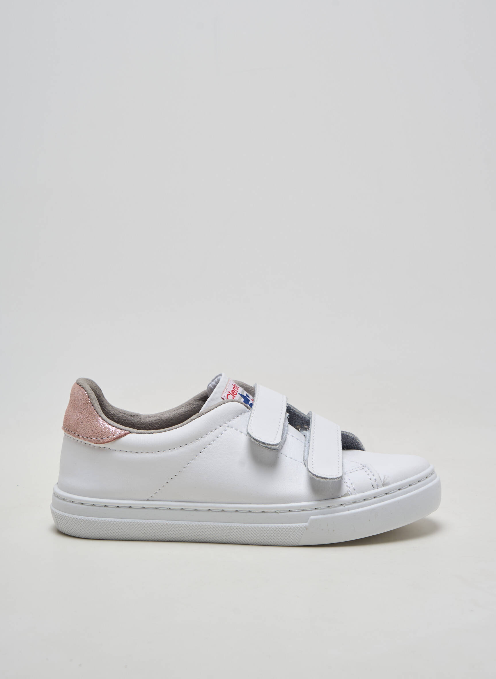 Baskets matière lisse bout rond rose CIENTA fille