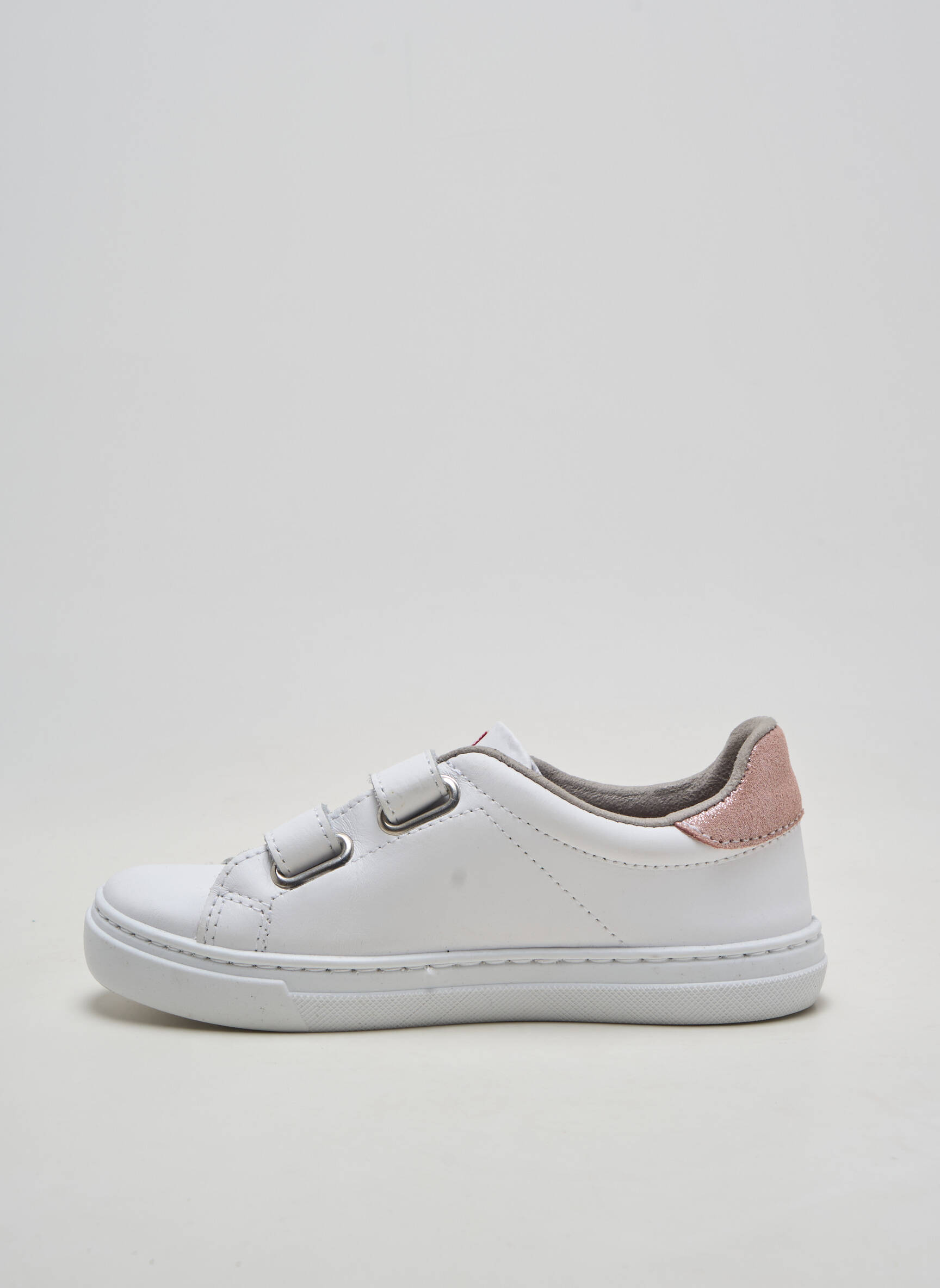 Baskets matière lisse bout rond rose CIENTA fille