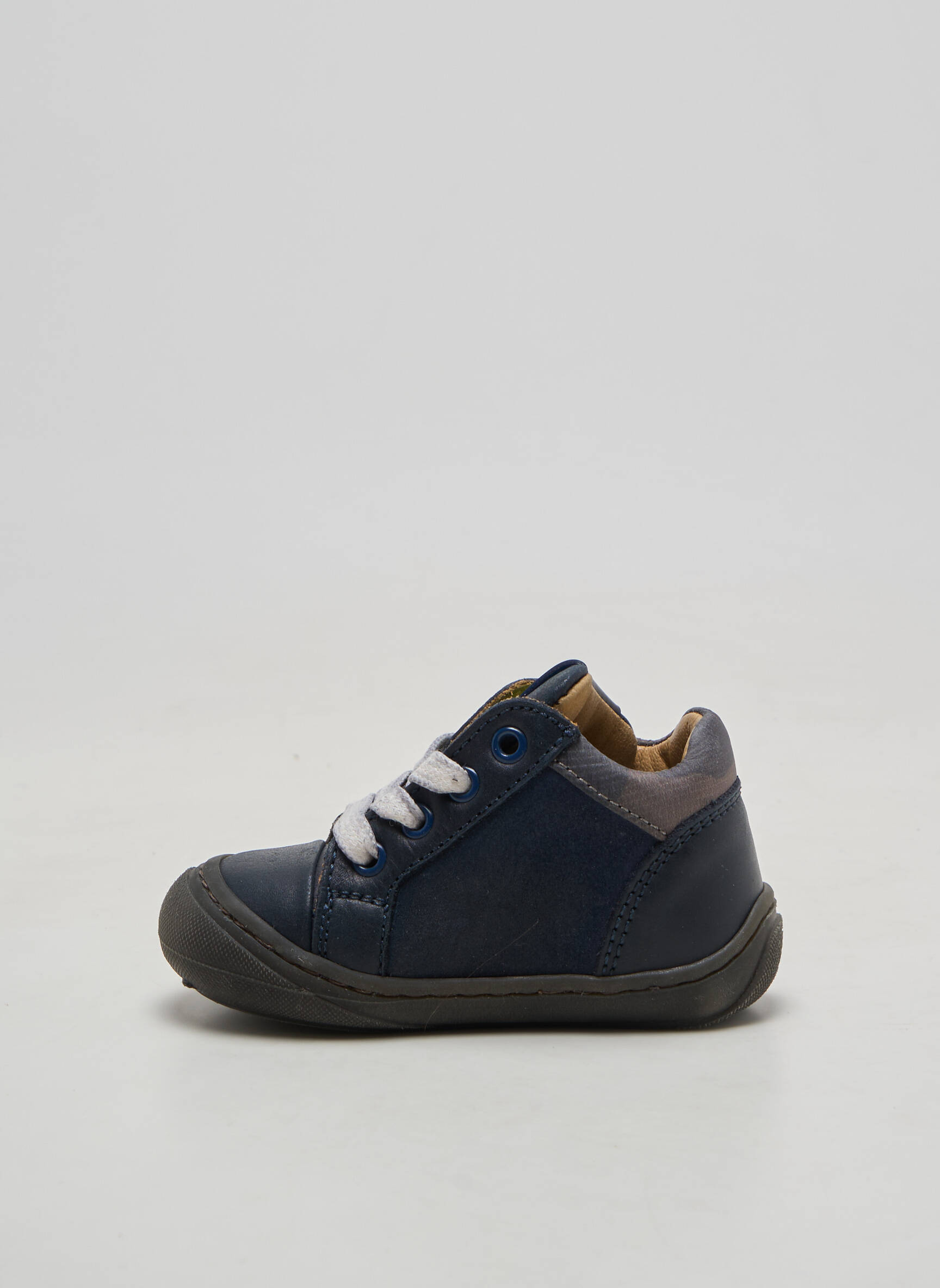 Bottillons nubuck bout rond bleu STONES AND BONES garçon