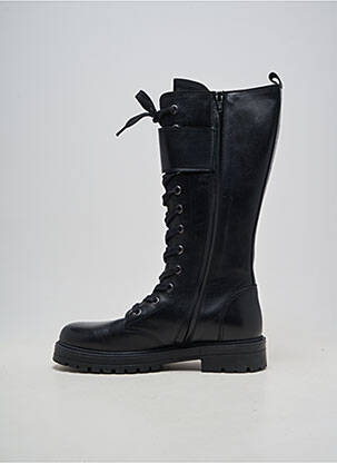 Bottes matière lisse talon plat jusqu'à 3cm noir BELLAMY femme