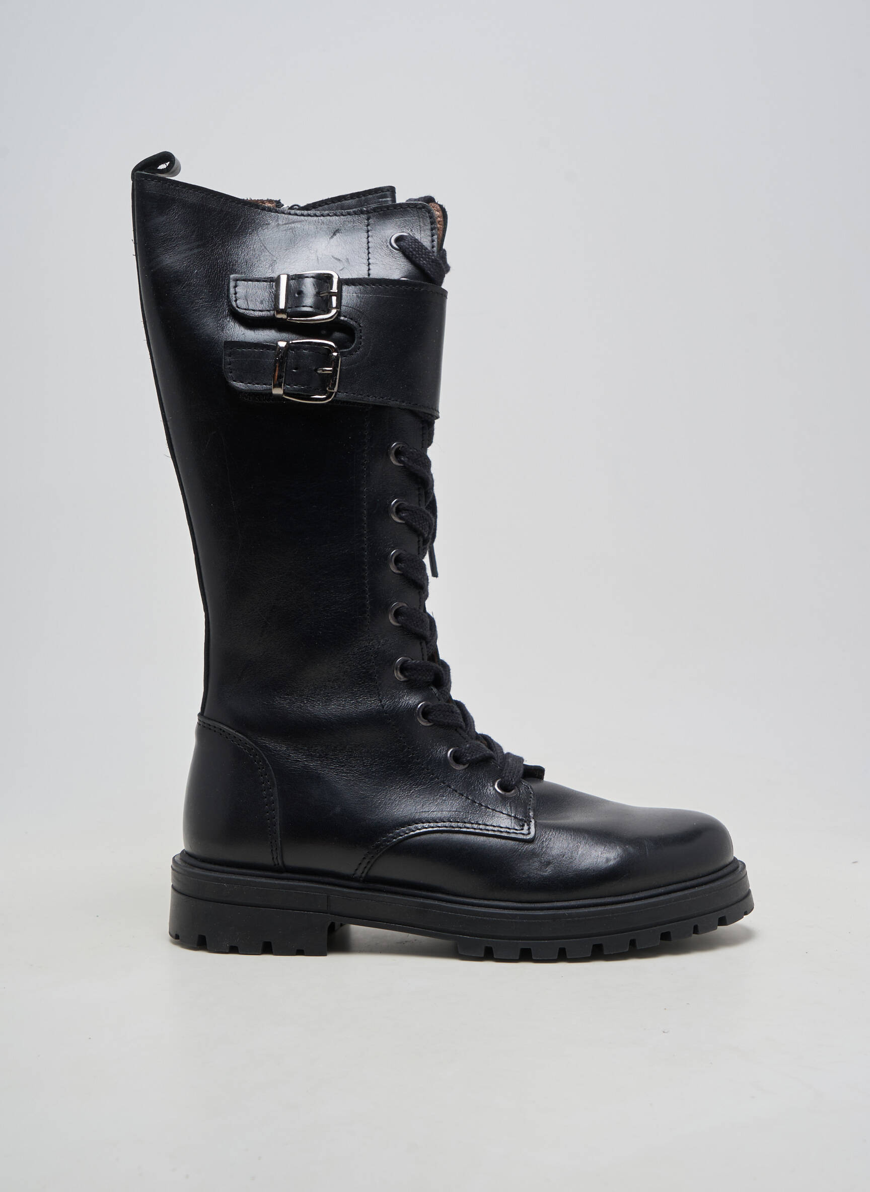 Bottes talon bas talon bas noir BELLAMY fille