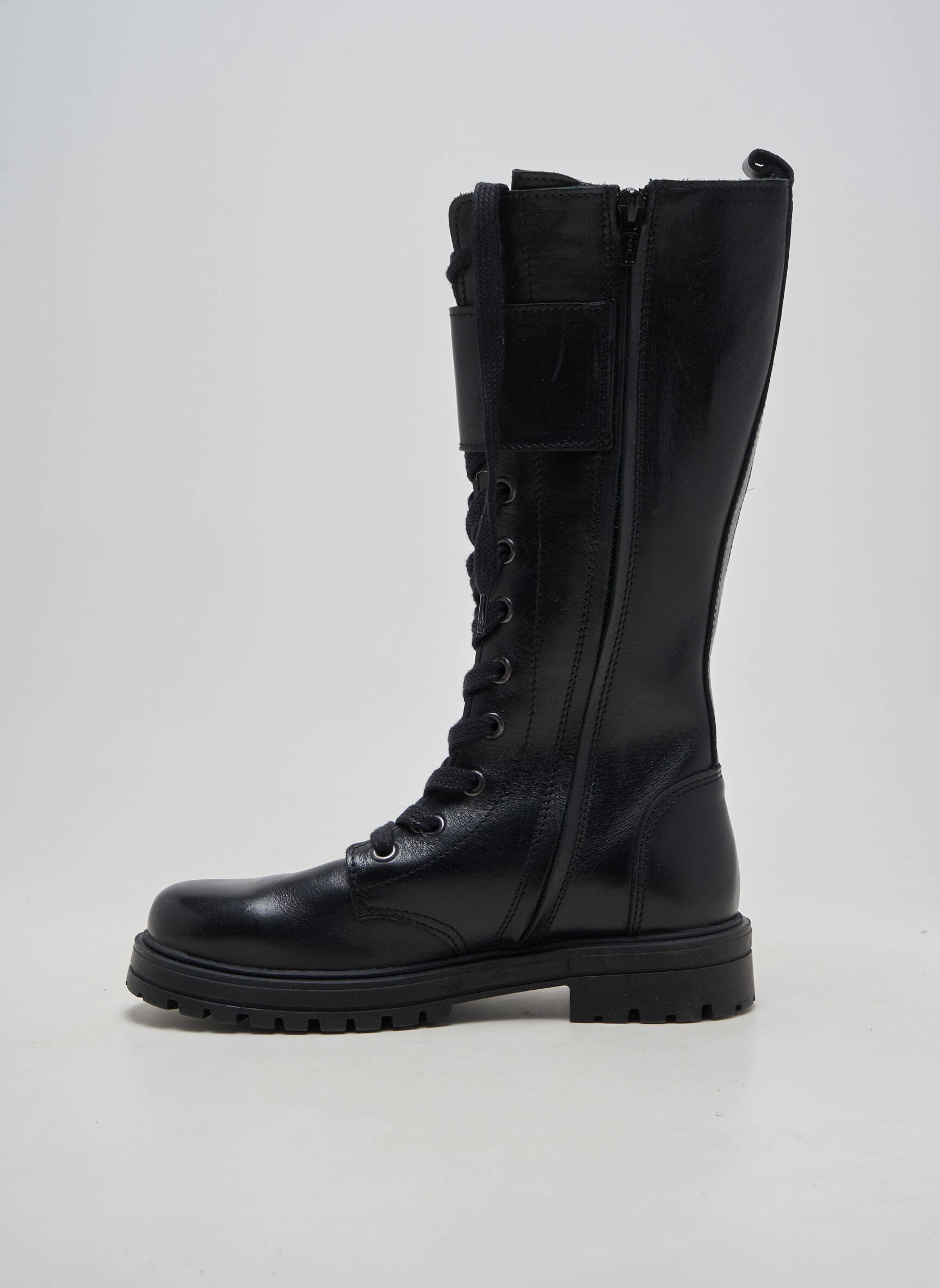 Bottes talon bas talon bas noir BELLAMY fille